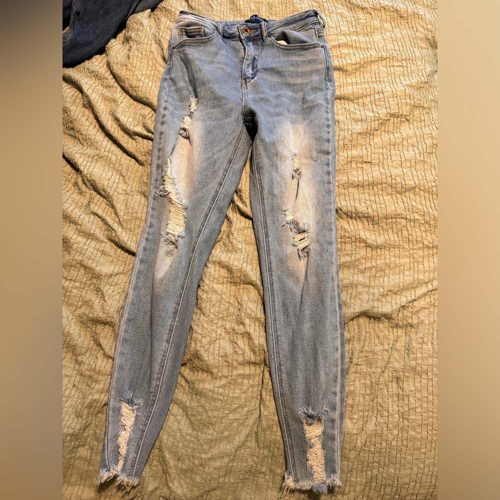Distressed size 3 jeans